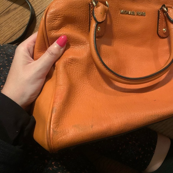 Orange Michael Kors purse - Picture 3 of 5